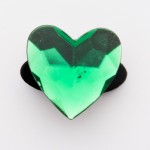 Heart Birthstone Crystal Emerald May Charm