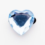 Heart Birthstone Crystal Bluezircon December